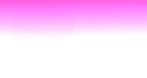 Embossed concentric rings glowing pink and orange Stock Illustration