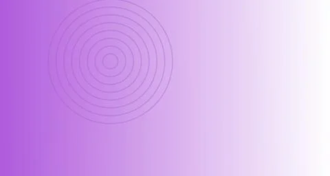 Embossed concentric rings on gradient purple background Illustrazione stock