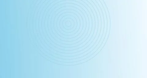 Embossed concentric rings in ocean blue tones Stock Illustration
