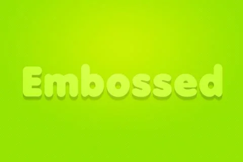 Embossed Headline Sign 스톡 일러스트