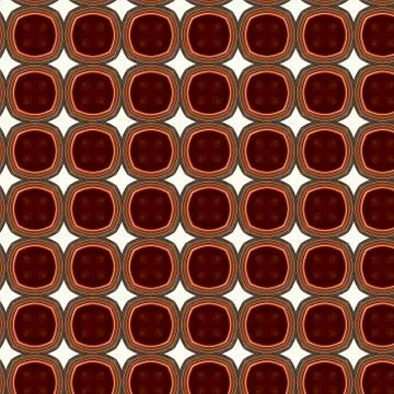 Embossed Kaleidoscope Pattern Illustrazione stock