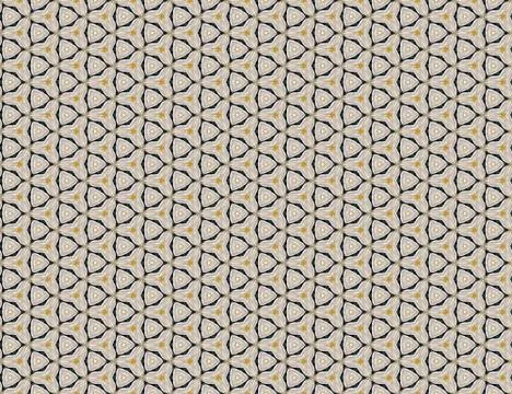Embossed Kaleidoscope Pattern Stockillustratie