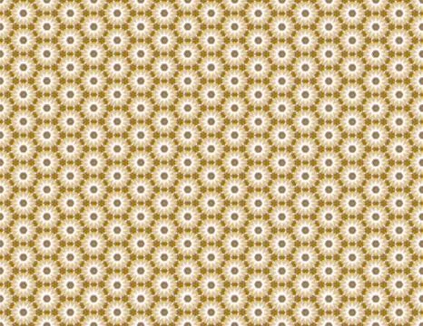 Embossed Kaleidoscope Pattern Stock Illustration