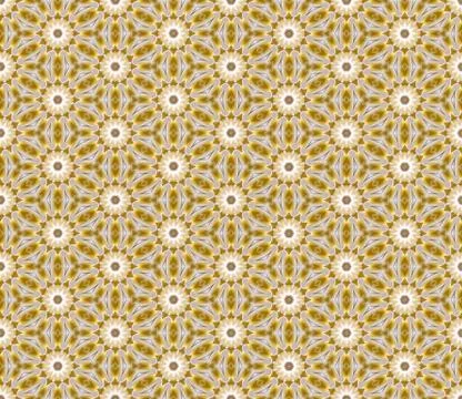 Embossed Kaleidoscope Pattern Stock Illustration