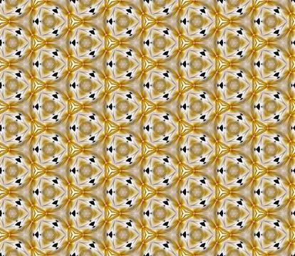 Embossed Kaleidoscope Pattern 스톡 일러스트