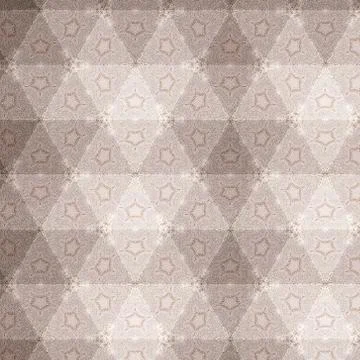 Embossed Kaleidoscope Pattern Illustrazione stock