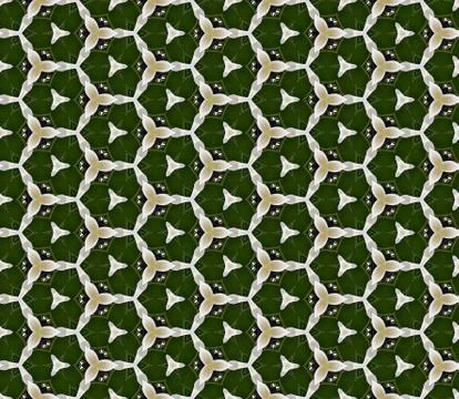 Embossed Kaleidoscope Pattern Illustrazione stock