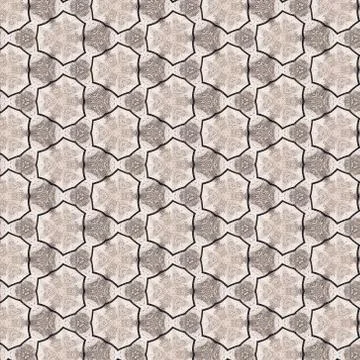Embossed Kaleidoscope Pattern Stockillustratie