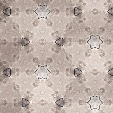 Embossed Kaleidoscope Pattern Illustrazione stock