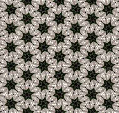 Embossed Kaleidoscope Pattern Fotos de archivo