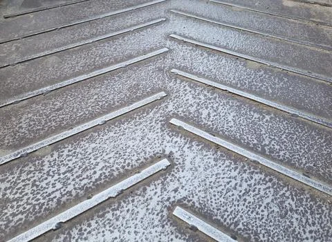 Embossed metal plate Stock Photos