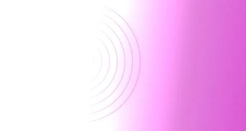 Embossed rings glowing softly in purple gradient Stock Illustration