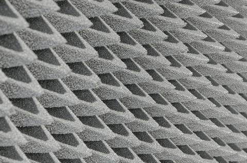 Embossed sound-absorbing panel Stock Photos