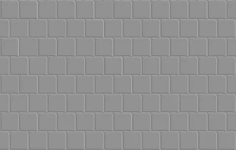 Embossed square pattern on grey background Illustrazione stock