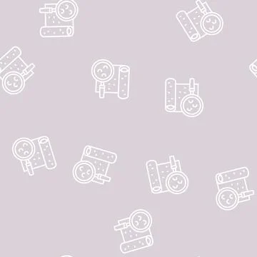 Embossed wallpaper line seamless pattern Illustrazione stock