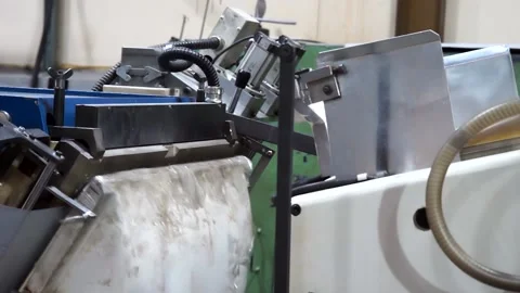 Embossing of printed materials. Processing after offset printing. Stock Footage 167258484