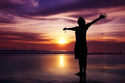 Embracing freedom Stock Photos