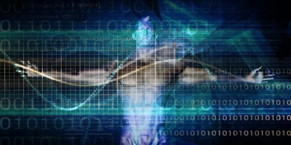 Embracing New Technology Stockillustratie