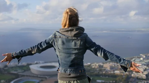 Embracing The World Stock Footage 97692946