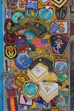 Embroidered patch Stock Photos