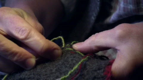 Embroiders Stock-Footage 597042