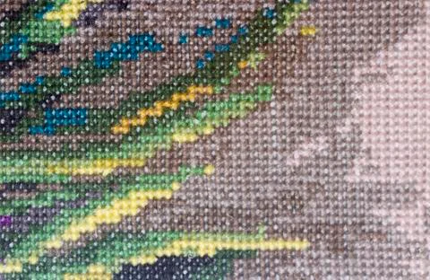 Embroidery background Stock Photos