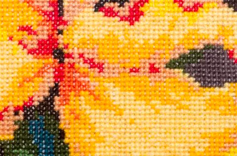 Embroidery background Stock Photos