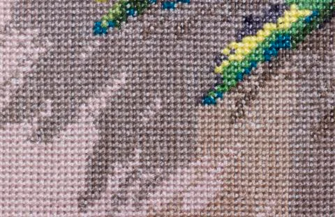 Embroidery background Stock Photos