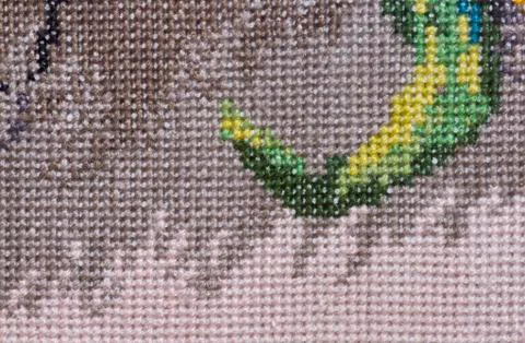 Embroidery background Stock Photos