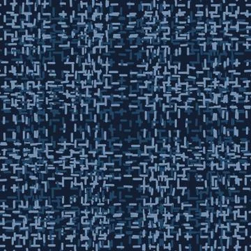 Embroidery Boro Patch Kantha Vector Pattern. Asian Needlework Seamless Illustrazione stock