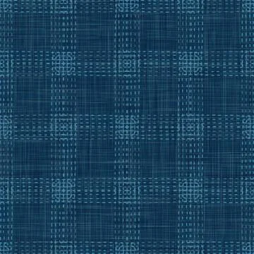 Embroidery Boro Patch Kantha Vector Pattern. Asian Needlework Seamless Stock Illustration