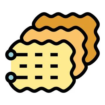 Embroidery class icon vector flat Stock Illustration