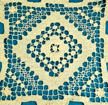 Embroidery doily Stock Photos