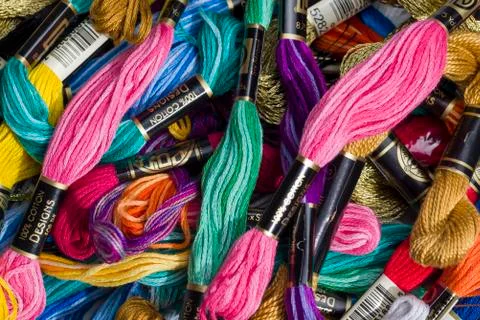 Embroidery Floss Stock Photos