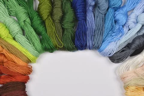 Embroidery floss Stock Photos