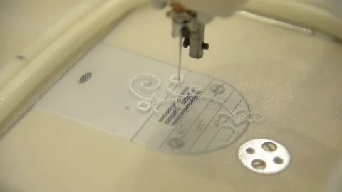 Embroidery Stock Footage 123913251