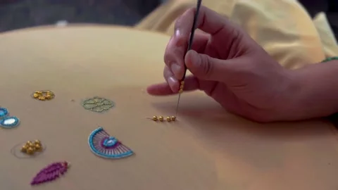 Embroidery Stock Footage 238664556