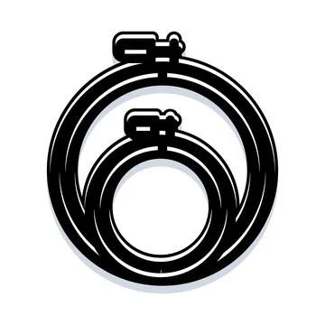 Embroidery hoops creating crafting and hobby background Stock Illustration