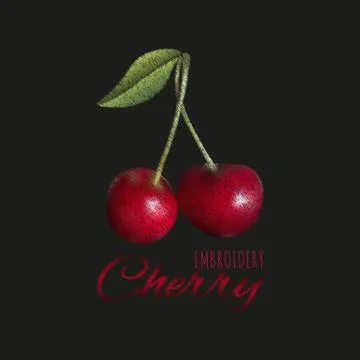 Embroidery imitation floral pattern design.Vector illustration satin stitch.. Stock Illustration