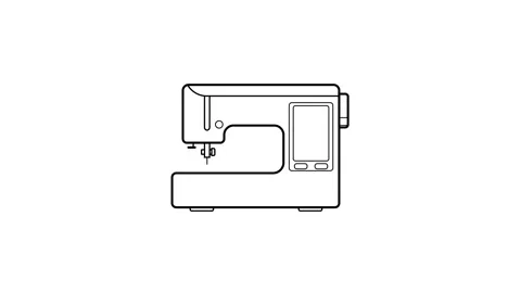 Embroidery Machine in Action. Needlework Animation Stock Footage 300124452