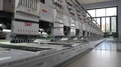 Embroidery Machine Stock Footage 31513919