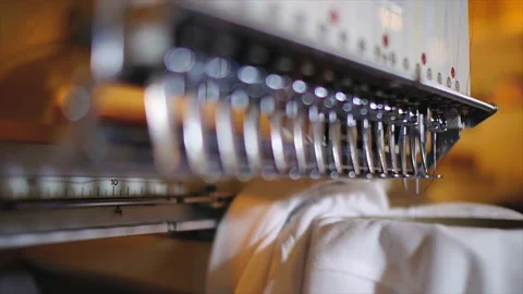 Embroidery Machine 库存影片 162561926