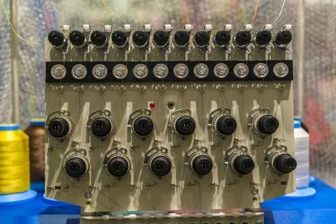 Embroidery machine Stock Photos