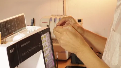 Embroidery Machine1 Stock Footage 81470059