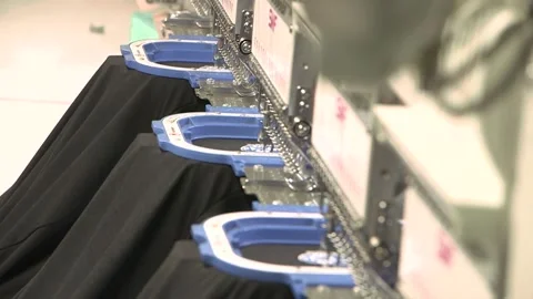 Embroidery Medium Shot Stock Footage 320115438