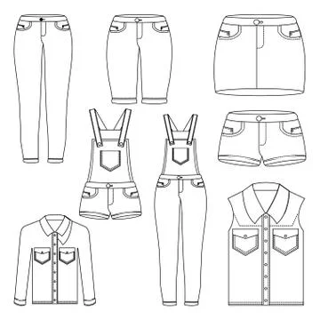 Embroidery patch denim Ilustración de archivo