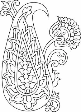 Embroidery patterns mandala design of element with decorative circle pattern Stock-Illustration