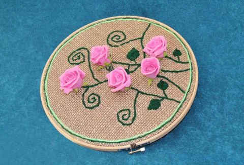 Embroidery. Stock Photos