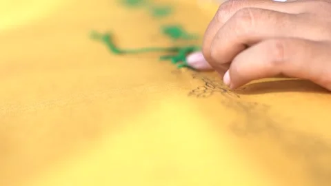Embroidery process Stock-Footage 272964876