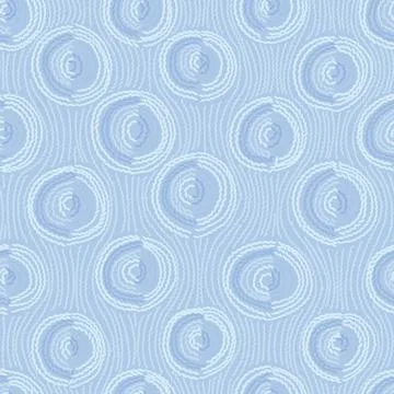 Embroidery Seamless pattern. Circles in hand made style Ilustración de archivo